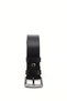 Men's Black Genuine Leather 4 cm Jeans Belt - 3