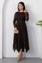 Crew Neck Skirted Glitter Tulle Dress Dks1387-1 - 5
