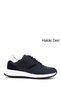 Men's Navy Blue Antique Lace-Up Genuine Leather Comfort Sneaker