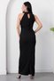 Halter Neck Halter Sequined Dress Grs4102 - 8