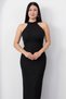 Halter Neck Halter Sequined Dress Grs4102 - 2