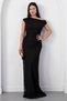 Flowy Collar Waist Knotted Lace Dress K-261692 - 4