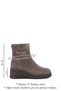 Women's Mink Suede Zippered Genuine Leather Boots with Padded Heels - 3