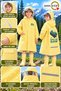 4 Color Children's Raincoat with Transparent Visor, Snap Fasteners and Zippered Carrying Bag - 4