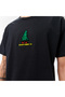 Printed Men's Black T-Shirt - 6