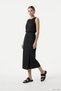 Women's Black Double Strappy Casual Shoes Slipper - 4