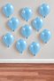 12 inch light blue balloon 10pcs - 4