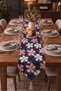 American Service Set, Batik Pattern, 6 Placemats, 6 Napkins, 6 Napkin Rings and Runner Cover - 2