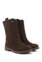 Women's Brown Suede Thermo Sole Boots - 5