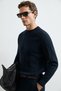Grand Men's Sweater Navy Blue - 5