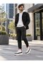 Men's High Sole White Parachute Fabric Red Skin Detailed Sports Shoes - 6