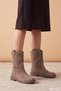 Women's Mink Suede Thermo Sole Boots - 4