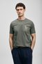 Fınx Modern Graphic T-Shirt Dark Green