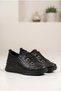 Women's Rubber Laced Orthopedic Sole Casual Shoes Comfortable Mother's Shoes Lightweight Walking Sneakers - 2