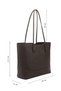 Women's Brown Puppy Shoulder Bag - 3