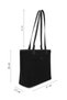 Women's Black Suede Shoulder Bag - 4