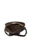 Women's Brown Genuine Leather Straw Knit Long Strap Shoulder Bag - 7