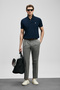 Laon Smart Men's Polo T-Shirt Navy Blue - 3