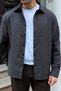 Yuan Oversize Fit 100% Cotton Men's Brown Plaid Shirt