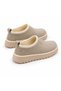 Men's Beige Suede Fur Lined High Sole Comfortable Casual Shoes Bt W1 - 3