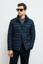 Daniel Men's Snap-On Goose down Inflatable Coat Navy Blue
