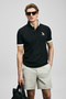 Zane Smart Men's Polo Shirt Black - 5