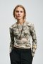 Paola Women's Blouse Gray - 4