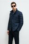 Daniel Men's Snap-On Goose down Inflatable Coat Navy Blue - 3