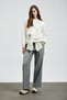 Merry Women's Knitted Sweatshirt Off-White - 4
