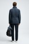 Edgar Men's Goose down Inflatable Coat Navy Blue - 7