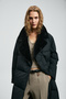 Hermes Goose down Women's Coat Black - 3