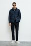 Daniel Men's Snap-On Goose down Inflatable Coat Navy Blue - 2