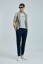 Pıto Smart Men's Chino Trousers Slim Fit Navy Blue - 5