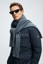 Edgar Men's Goose down Inflatable Coat Navy Blue - 5