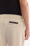 Men's Beige Elastic Waist Lace-Up Quick-Drying Interlock Regular Fit Sweatpants A61Y3409 - 6
