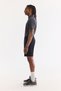 Men's Black Elastic Side Anti-Wrinkle Quick-Drying Technical Fabric Relaxed Fit Shorts A61Y3712 - 2