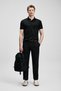 Jaxon Hi-Tech Seamless Polo T-Shirt Black