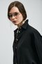 Mıla Women's Silk Shirt Black - 5