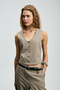 Camilla Women's Vest Mink - 5