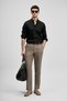 Pitaya Men's Linen Shirt Comfort Fit Black - 4