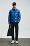 Roy Men's Shearling Goose down Shiny Inflatable Coat Saks