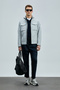 Scott Men's Coat Light Gray - 4