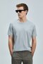 111020262 Bran Men's Basic T-Shirt Men's T-Shirt Gray - 3