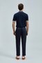 Eros Smart Men's Polo T-Shirt Navy Blue - 6