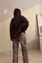 Sparkly Basic Sweater Brown - 3