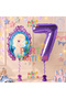 Frozen Balloon 7 Year Old Birthday Set Frozen Elsa Concept Balloon and Purple Number Balloon Birthday Set