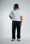 Navy Blue Baggy Fit Men's Jean Pants - 4
