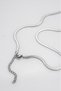 3mm x 50cm Snake Italian Steel Chain Necklace KA1174GM - 6