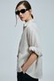 Juturna Women's Linen Shirt Beige - 5