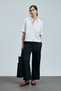 Fama Women's Cotton Shirt Ecru - 5